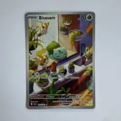 Pokemon Bisasam 143/142 SCR DE Stellarkrone Illustration Rare Holo NM German - Image 1