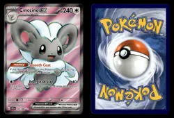 Cinccino ex 105/086 Ultra Rare ME04: Chaos Rising Pokemon Card - Image 1