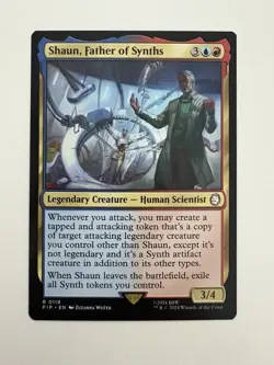 Shaun Father of Synths MTG Magic the Gathering Card NM Near Mint PIP - Image 1