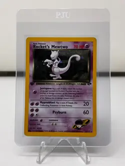 Rocket's Mewtwo 1st Edition Holo 14/132- Gym Challenge- Pokemon Card - Image 1