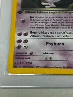 Rocket's Mewtwo 1st Edition Holo 14/132- Gym Challenge- Pokemon Card - Image 4