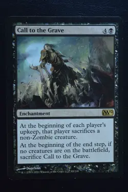 Magic The Gathering MTG CALL TO THE GRAVE Magic 2012 LP Lightly Played - Image 1