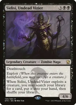 Magic The Gathering MTG SIDISI, UNDEAD VIZIER Dragons of Tarkir NM Near Mint - Image 1