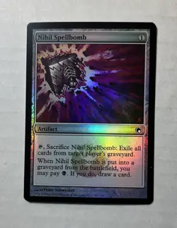 Nihil Spellbomb Foil X1-NM/M-Scars of Mirrodin MTG Magic The Gathering English - Image 1