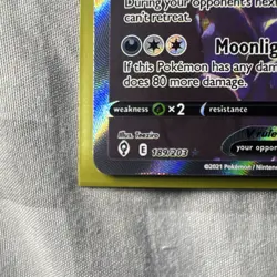 Pokemon Umbreon V Alternate Full Art Ultra Rare Holo 189/203 Evolving Skies - Image 2