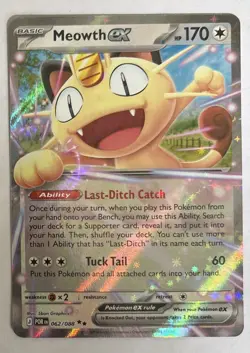 Meowth ex 062/088 Perfect Order Pokemon TCG - Image 1