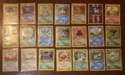 Vintage Pokemon TCG WOTC Holo Lot x21 Base Jungle Fossil Scyther Lapras *MP-LP* - Image 1