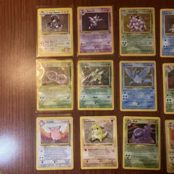 Vintage Pokemon TCG WOTC Holo Lot x21 Base Jungle Fossil Scyther Lapras *MP-LP* - Image 2