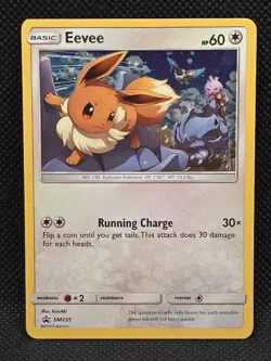 EEVEE HOLO #SM235 SUN MOON PREMIUM COLLECTION BLACK STAR PROMO 2019 POKEMON - Image 1