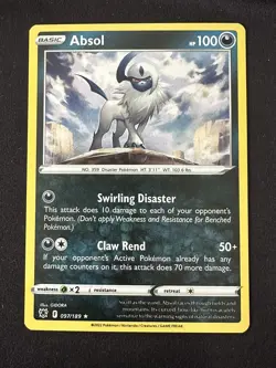POKEMON TCG ABSOL 097/189 DARKNESS ABLAZE COSMOS HOLO RARE ENGLISH - Image 1