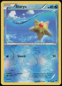 Staryu 25/122 LP BREAKpoint Common Reverse Holo Pokemon - Image 1