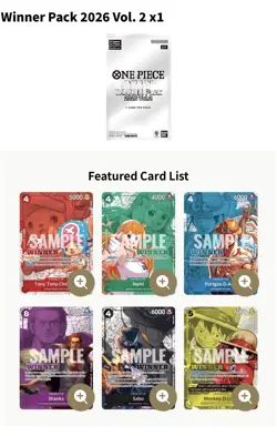 One Piece Trading Card Game Store Tournament Kit 2026 Vol 2 English OPENED - Image 4