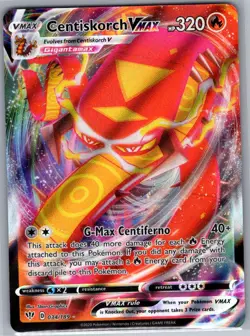 Centiskorch VMAX 034/189 SWSH03: Darkness Ablaze - Pokemon Card - NM - Image 1
