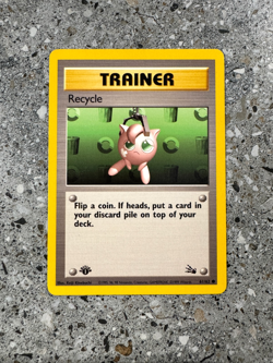 Pokemon TCG Cards 1st Edition Recycle 61/62 Fossil EXC - Image 1