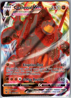 Coalossal VMAX 099/185 SWSH04: Vivid Voltage - Pokemon Card - NM - Image 1