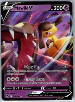 Mawile V 070/195 SWSH12: Silver Tempest - Pokemon Card - NM - Image 1
