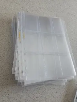 9 & 4 Pocket Card Sleeves Trading Card Binder Pokemon AFL NBA 200+!! Top Loaders - Image 1