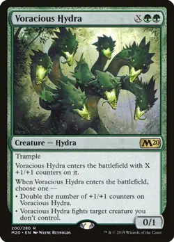 NM - Foil - Voracious Hydra - 200 - Promo Pck: Core Set 2020 - Image 1