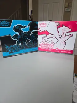 Black Bolt and White Flare POKEMON CENTER ETB Elite Trainer Box Set SEALED - Image 1