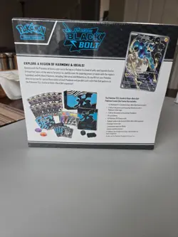 Black Bolt and White Flare POKEMON CENTER ETB Elite Trainer Box Set SEALED - Image 4