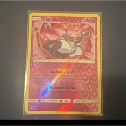 Pokemon TCG Holo 4-Card Lot Diancie Serperior Lusamine Professor Elm - Image 1