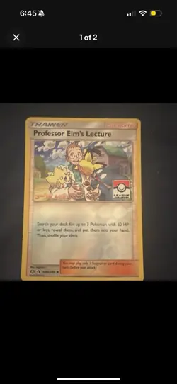 Pokemon TCG Holo 4-Card Lot Diancie Serperior Lusamine Professor Elm - Image 4