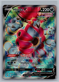 Hoopa V 253/264 Ultra Rare Fusion Strike Pokemon NM/M - Image 1