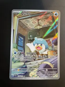 Pokemon Tech Quaxly SV02 Paldea Evolved 206/193 Illustration Rare - Image 1
