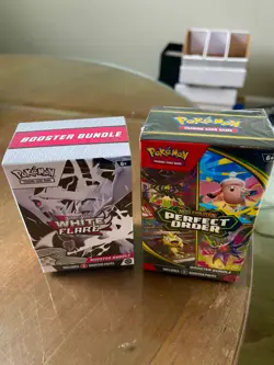 Pokemon Booster Bundles ‘Lot of 2’ White Flare Perfect Order Sealed - Image 1