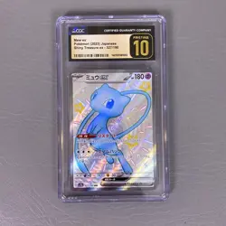 Mew ex 327/190 SSR Shiny Treasure ex Japanese CGC Pristine 10 Pokemon - Image 1