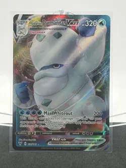 Galarian Darmanitan VMAX 037/185 Holo Rare VMAX Vivid Voltage Pokemon Near Mint - Image 1