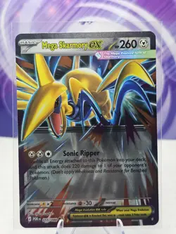 Pokemon Perfect Order Mega Skarmory EX 055/088 Double Rare NM - Image 1