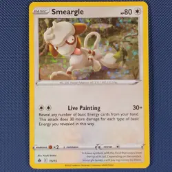 Smeargle 15/15 - McDonald's Collection 2022 - Promo Holo Pokemon Card - NM - Image 1