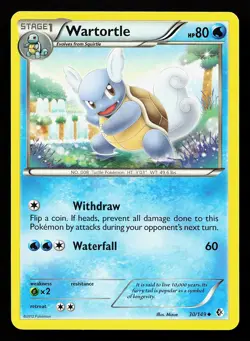 Wartortle 30/149 Uncommon Boundaries Crossed Pokemon Card - Image 1