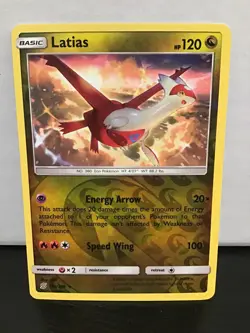 Latias 153/236 Reverse Holo Rare Pokemon Unified Minds - Image 1