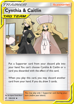 Cynthia & Caitlin 189/236 Cosmic Eclipse Uncommon NM 2019 - Image 2