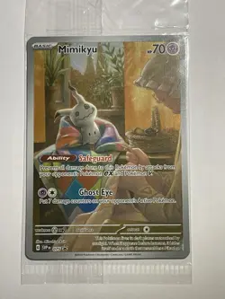 Pokemon TCG SV Scarlet & Violet Promo Mimikyu 075 Promo Holo 70 HP 2024 - Image 1