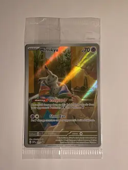 Pokemon TCG SV Scarlet & Violet Promo Mimikyu 075 Promo Holo 70 HP 2024 - Image 2