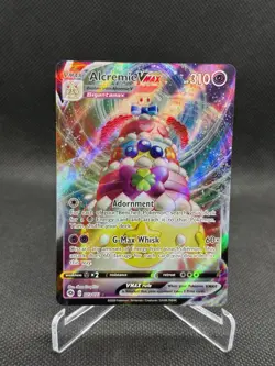 Alcremie VMAX 023/073 Holo VMAX Rare Champion's Path Pokemon NM - Image 1