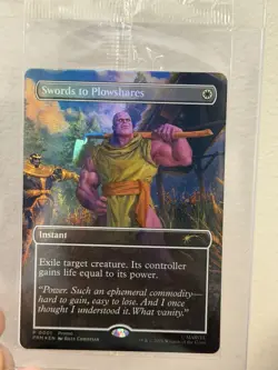 MTG/Marvel - Swords to Plowshares NM SEALED PSA May Magazine Promo Card Thanos - Image 2