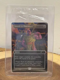 MTG/Marvel - Swords to Plowshares NM SEALED PSA May Magazine Promo Card Thanos - Image 4