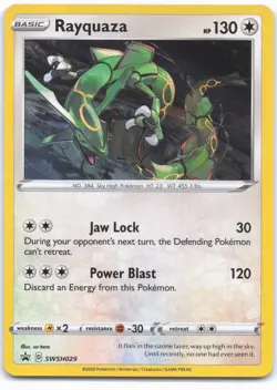 SWSH: Sword & Shield Promo Cards #SWSH029 Rayquaza LP - Image 1