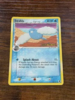 Swablu Delta Species Reverse Holo Stamped Card 65/101 Dragon Frontiers - Image 1