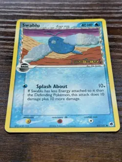 Swablu Delta Species Reverse Holo Stamped Card 65/101 Dragon Frontiers - Image 5