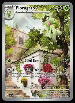 Floragato 197/193 Holo Illustration Rare Paldea Evolved Pokemon Card - Image 1
