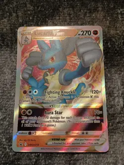 Lucario VSTAR SWSH214 SWSH: Sword & Shield Promo Cards Holo - Image 1