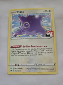 Ditto 107/159 Prize Pack Series 3 Pokemon Promo Card NM/LP Play Stamp - Image 1