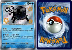Pokemon Card - Paldean Tauros 120/091 Paldean Fates Shiny Rare Near Mint GOSSAN - Image 3