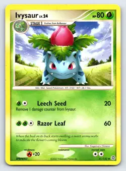 Ivysaur 51/132 Uncommon Secret Wonders Pokemon Lightly Played - Image 1