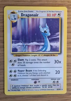 Pokemon TCG Dragonair Base Set 18/102 NM - Image 1